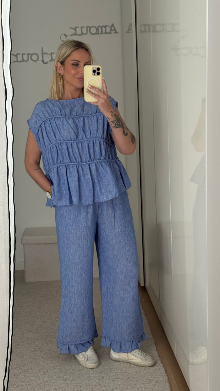 Ensemble Lilly - Bleu - ROSABAYA
