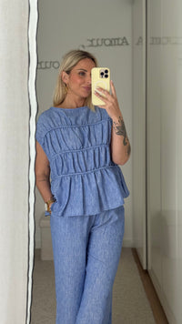 Ensemble Lilly - Bleu - ROSABAYA