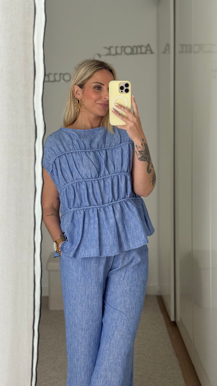Ensemble Lilly - Bleu - ROSABAYA
