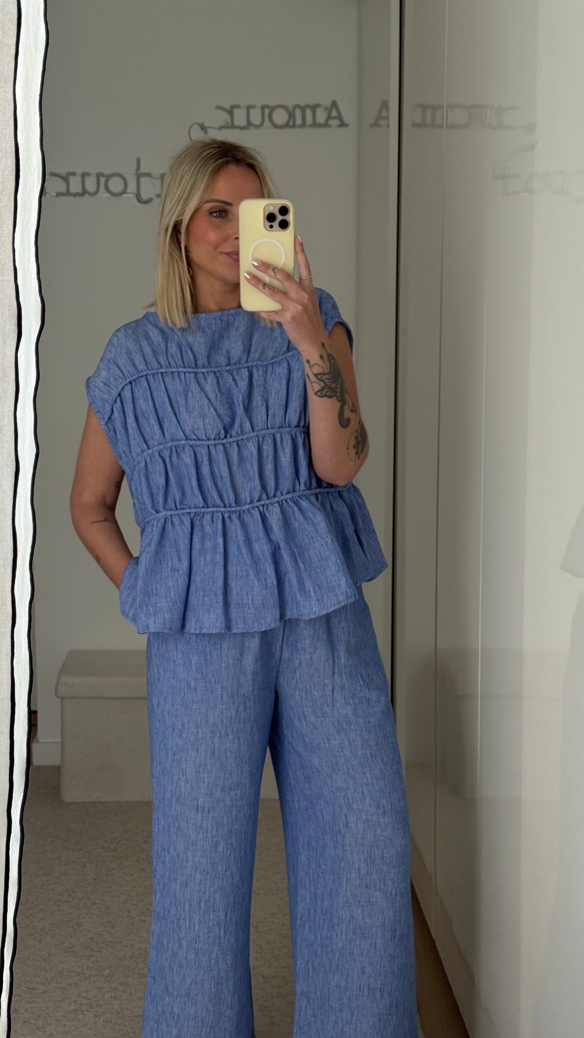 Ensemble Lilly - Bleu - ROSABAYA