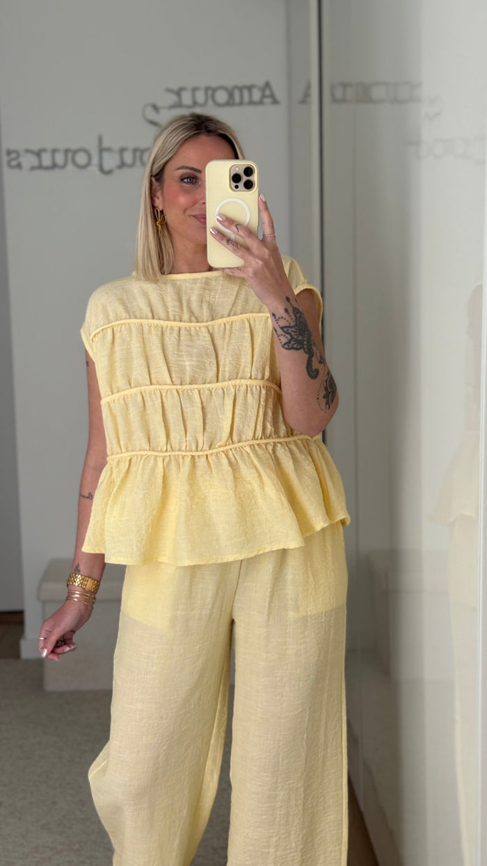 Ensemble Lilly - Jaune - ROSABAYA