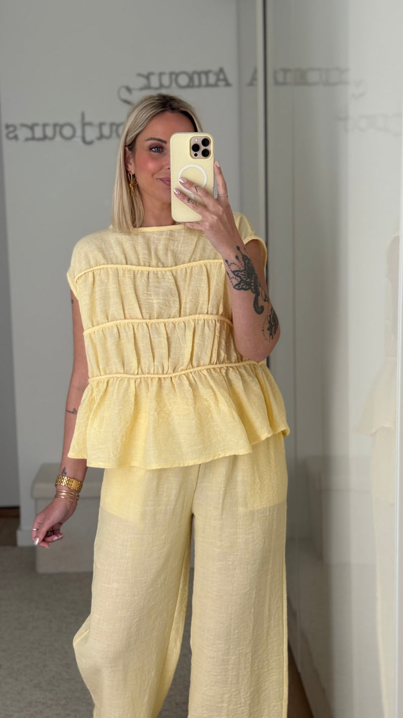 Ensemble Lilly - Jaune - ROSABAYA