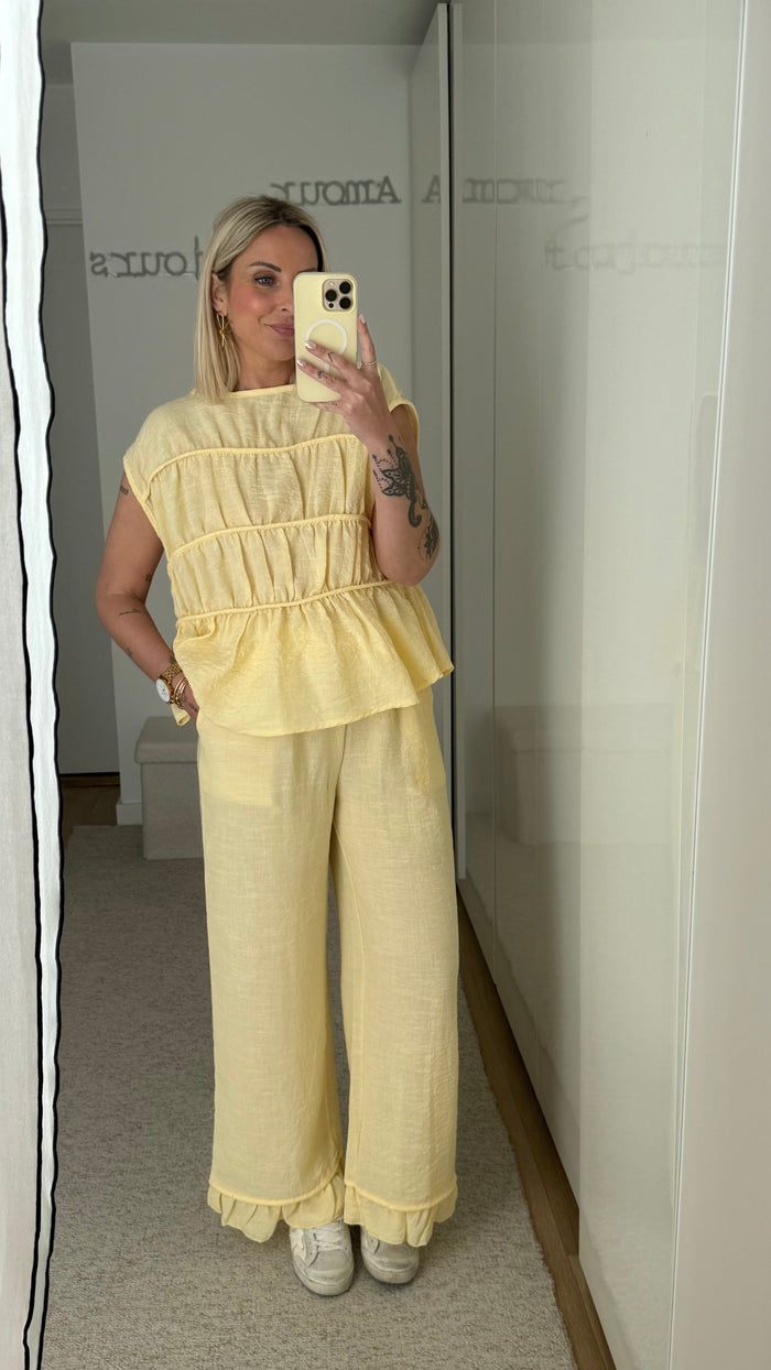 Ensemble Lilly - Jaune - ROSABAYA