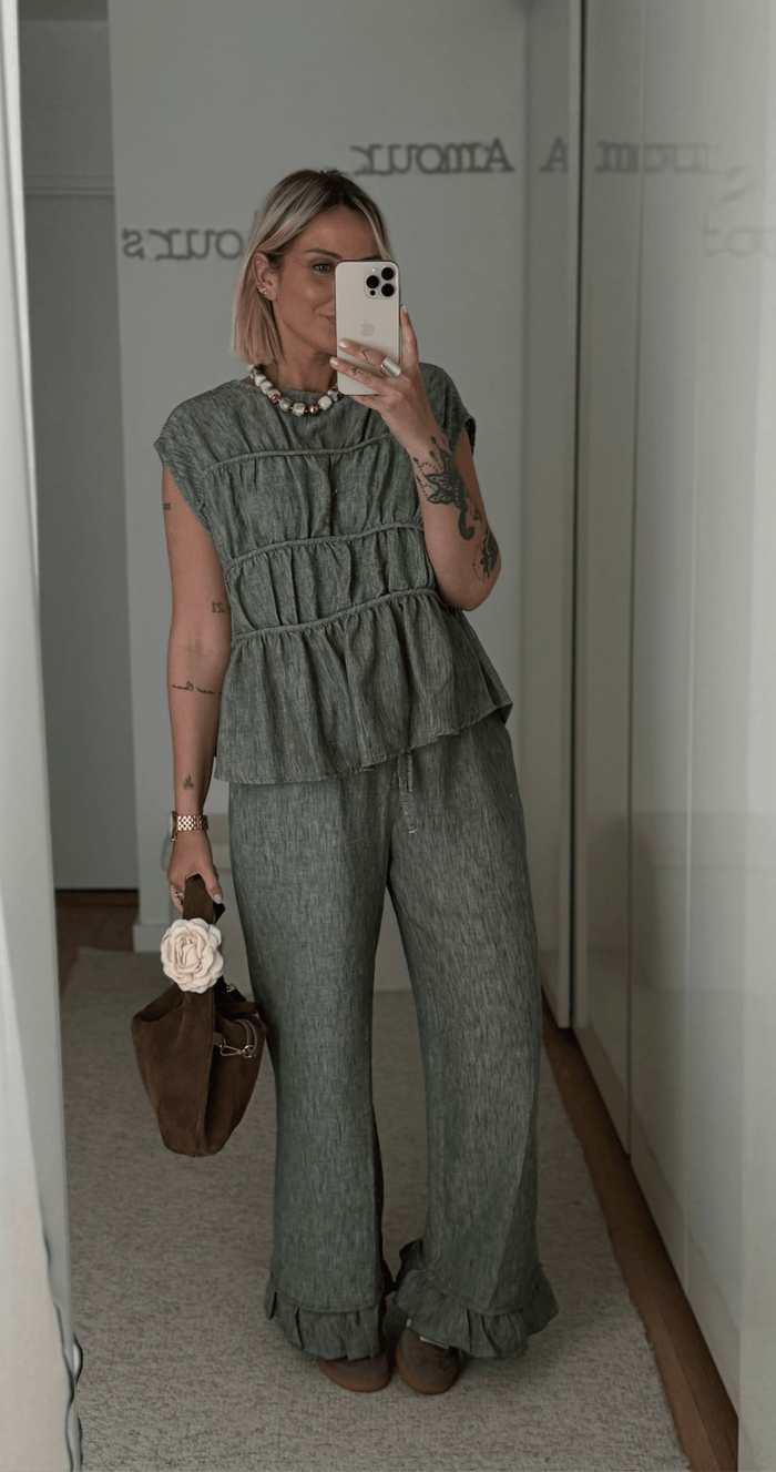 Ensemble Lilly - Kaki - ROSABAYA