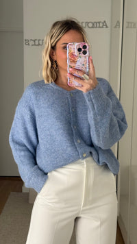 Gilet Charlie - Bleu chiné - ROSABAYA