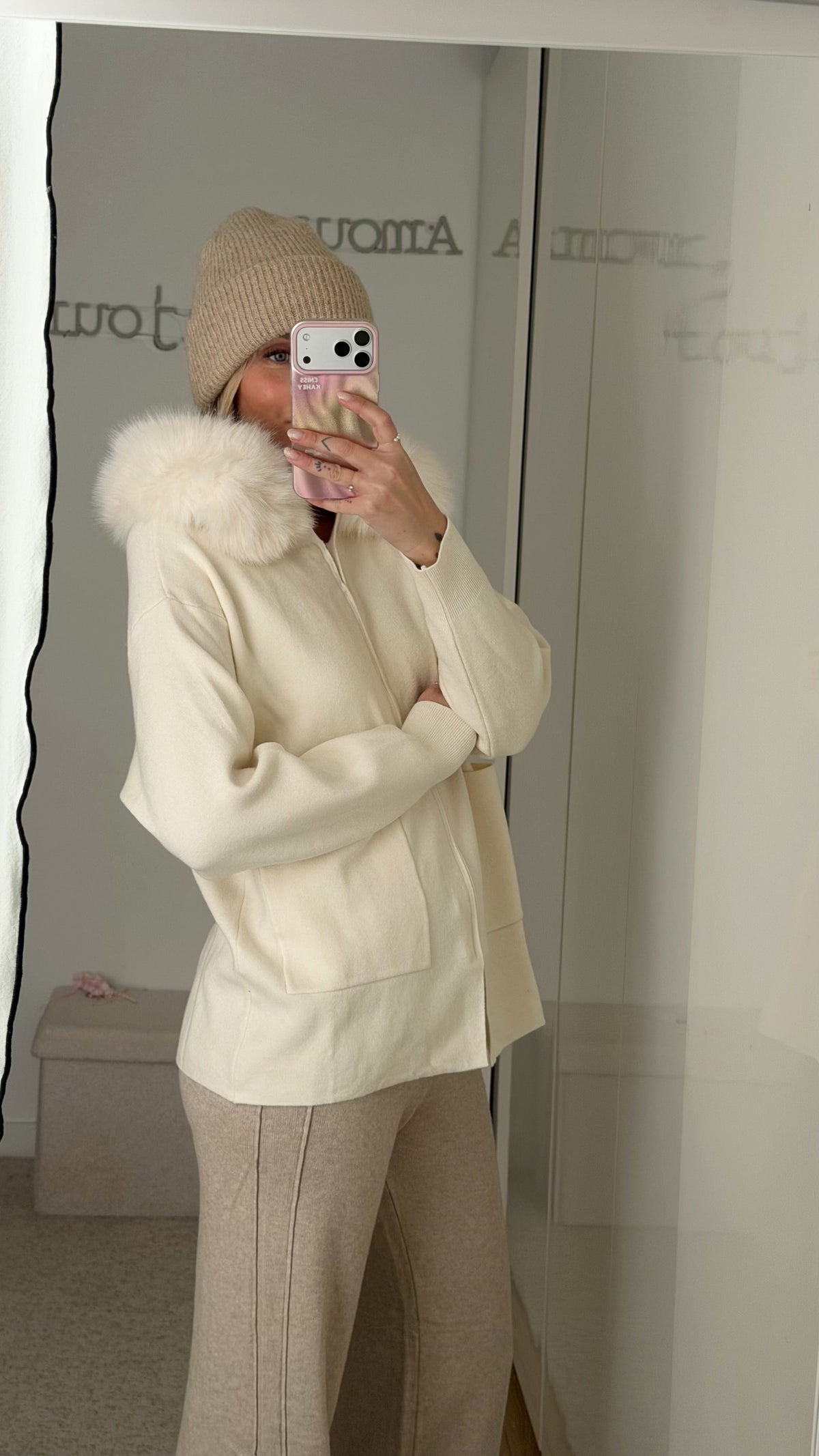 Gilet Luna - Écru - ROSABAYA