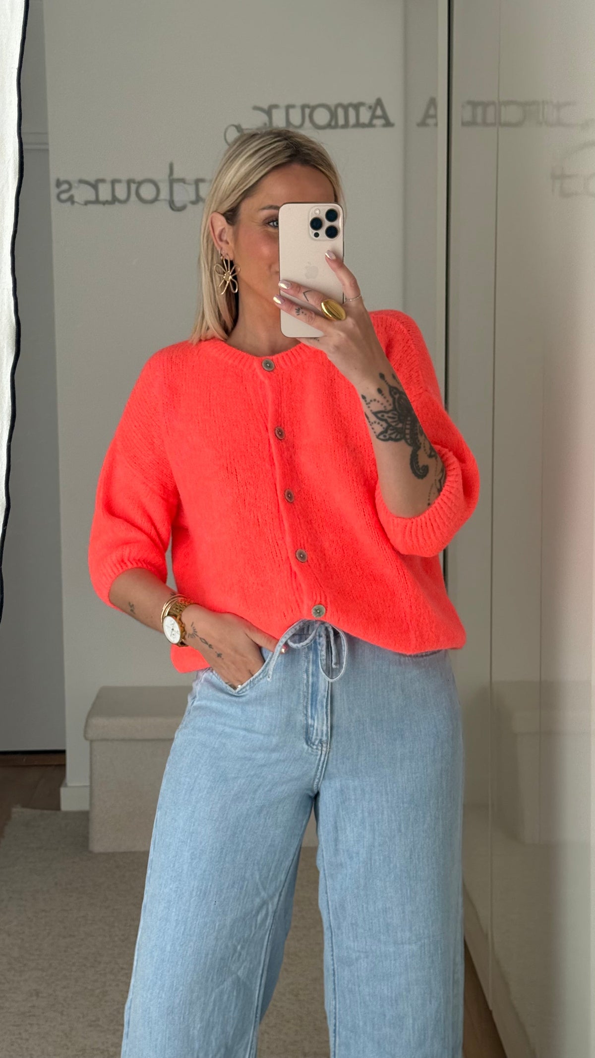 Gilet Nady - Corail - ROSABAYA