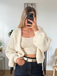 Gilet Nolan - Écru - ROSABAYA