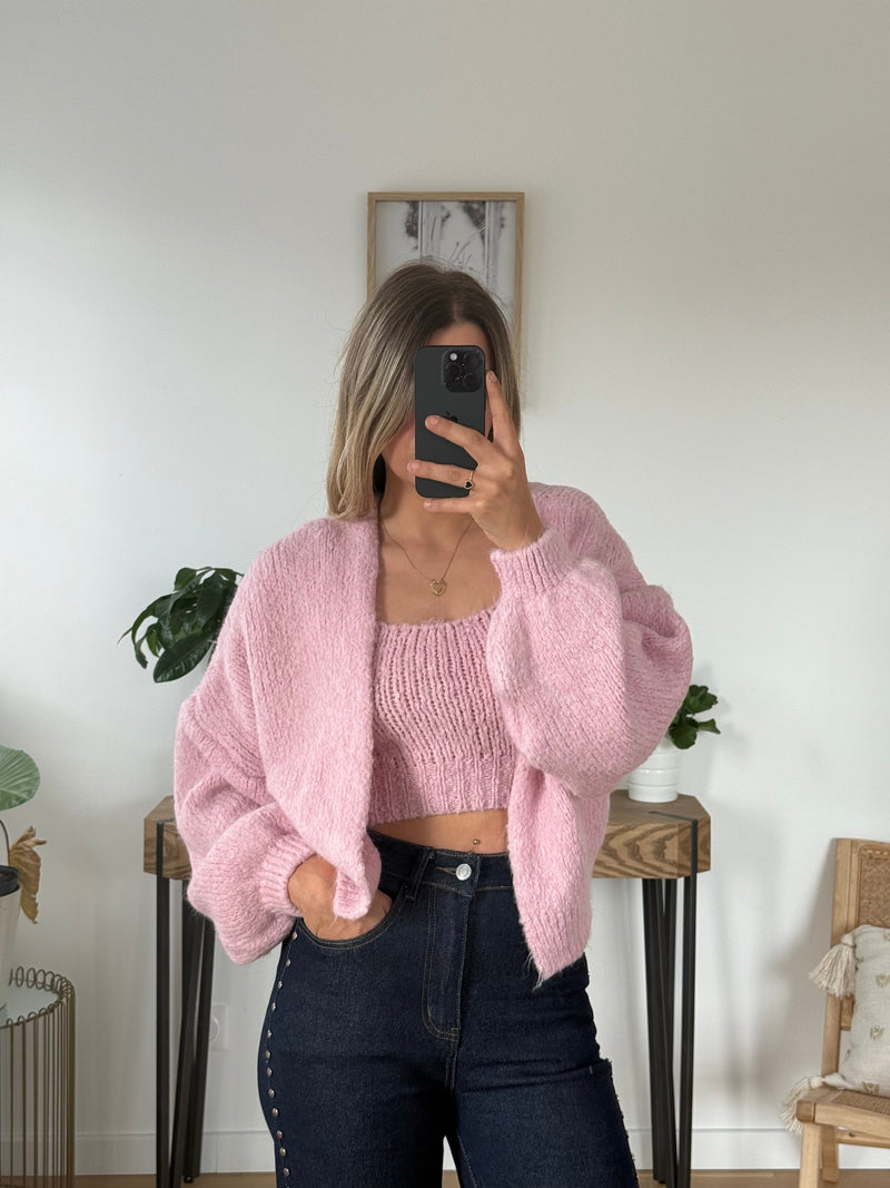 Gilet Nolan - Rose - ROSABAYA