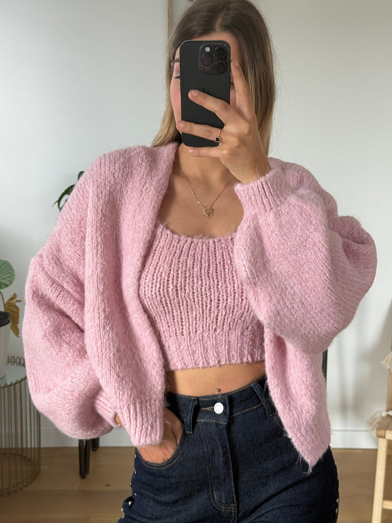 Gilet Nolan - Rose - ROSABAYA