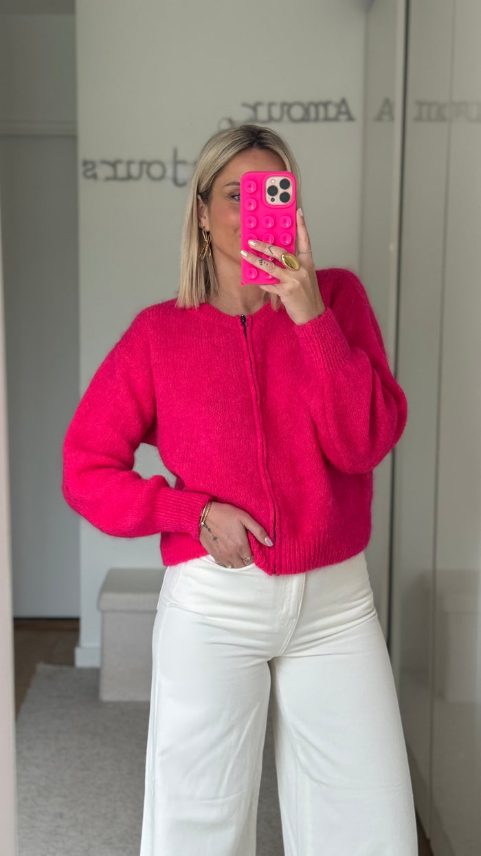 Gilet Olly - Fuchsia - ROSABAYA