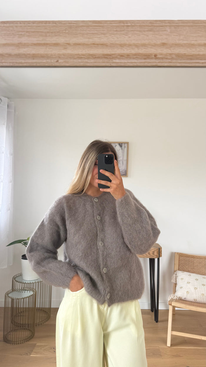 Gilet Rosa - Taupe - ROSABAYA