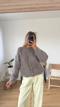 Gilet Rosa - Taupe - ROSABAYA
