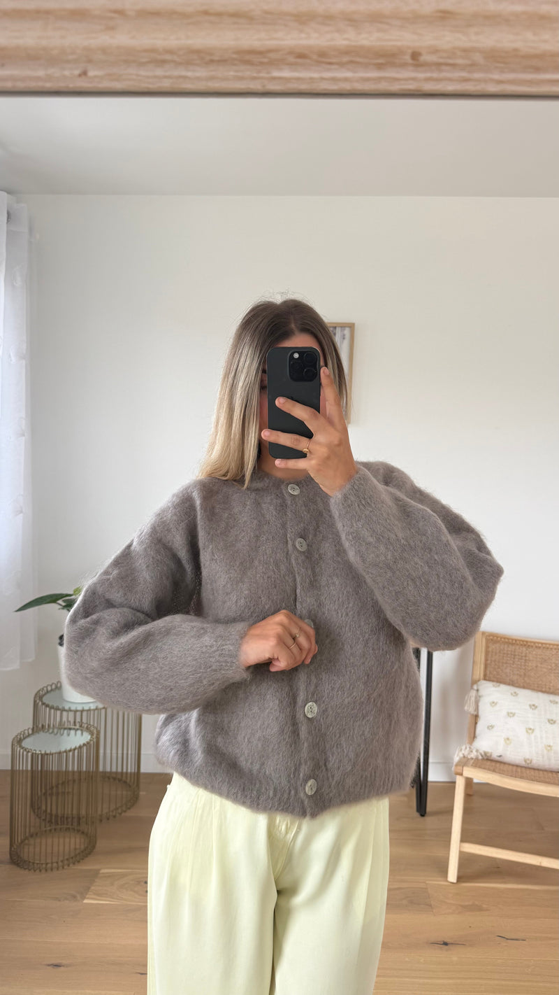 Gilet Rosa - Taupe - ROSABAYA