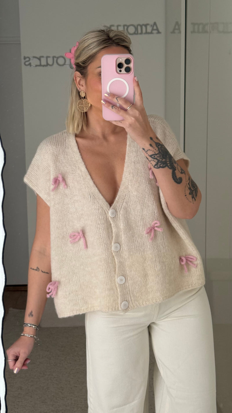 Gilet sans manches Nœuds - ROSABAYA