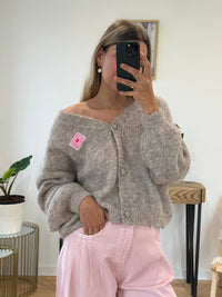 Gilet Sarah - Taupe - ROSABAYA