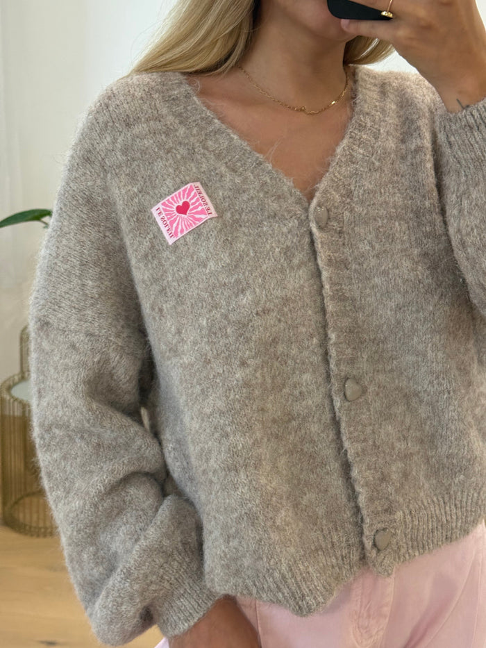 Gilet Sarah - Taupe - ROSABAYA