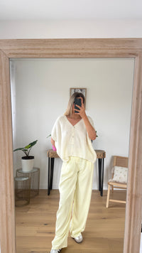 Gilet Serano sans manches - Écru - ROSABAYA