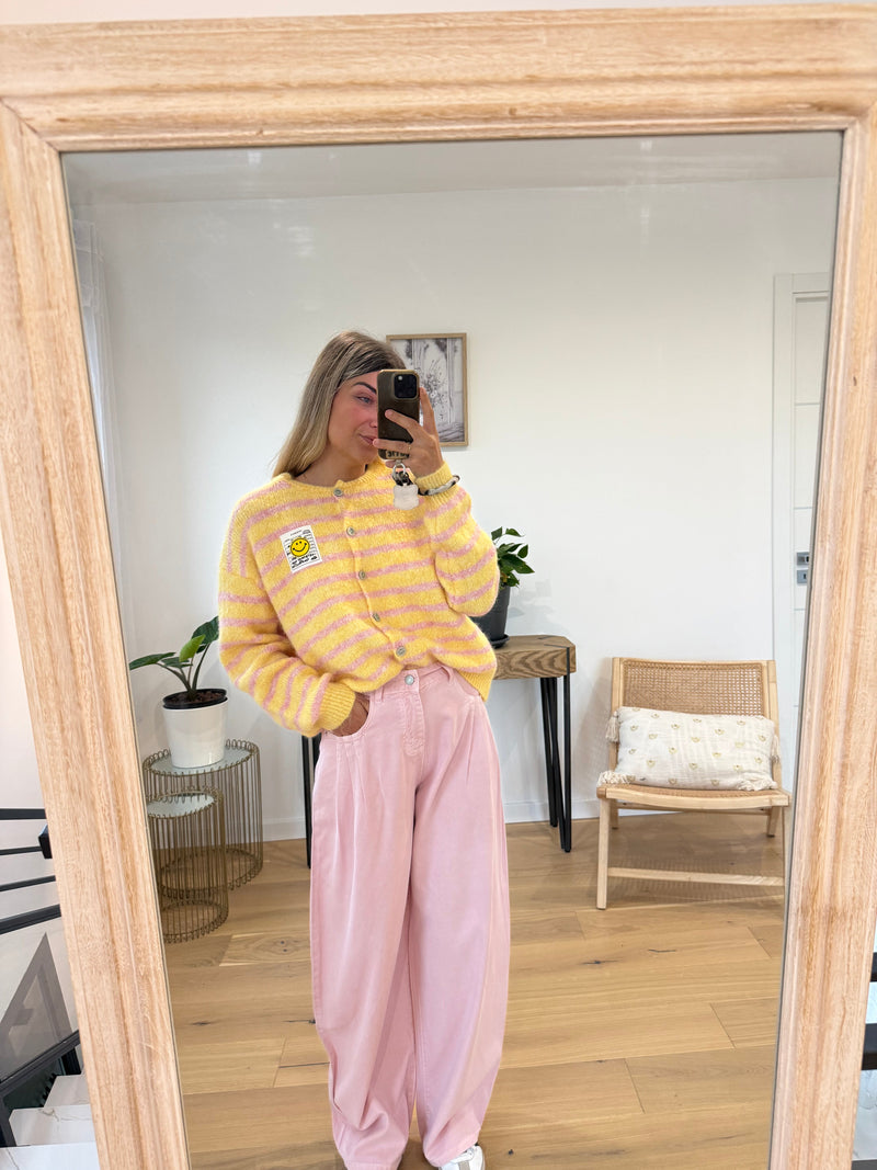 Gilet Smiley - Jaune - ROSABAYA