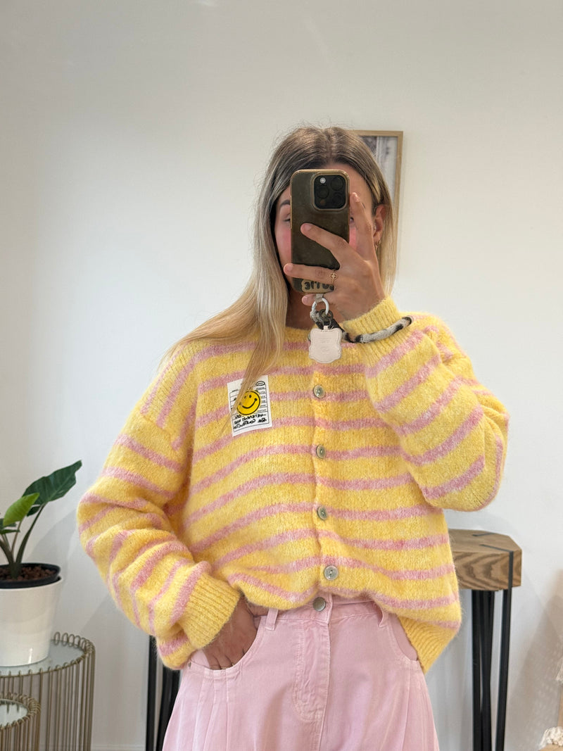 Gilet Smiley - Jaune - ROSABAYA