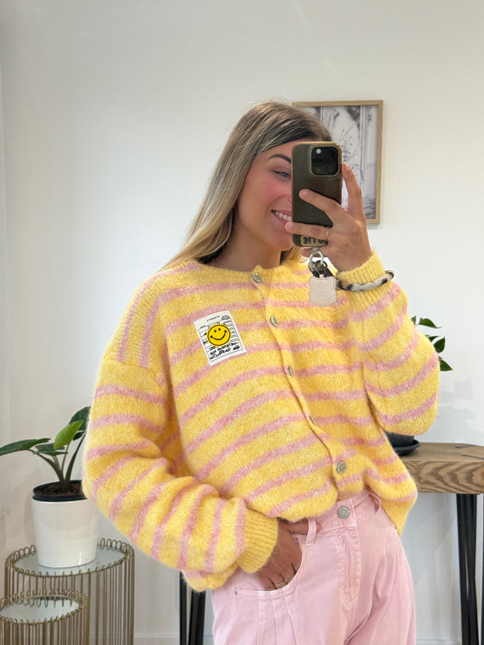 Gilet Smiley - Jaune - ROSABAYA