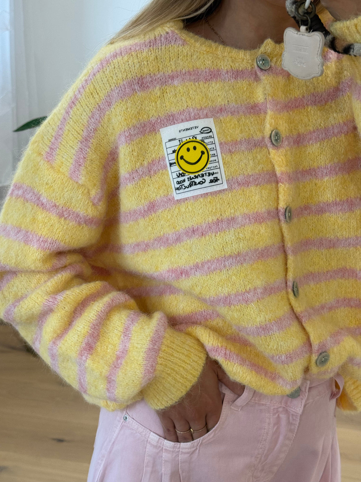 Gilet Smiley - Jaune - ROSABAYA