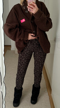 Legging Léopard - Kaki - ROSABAYA