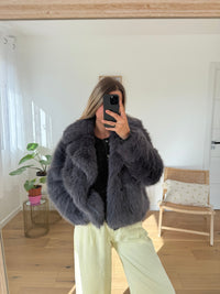 Manteau Ava - Gris - ROSABAYA