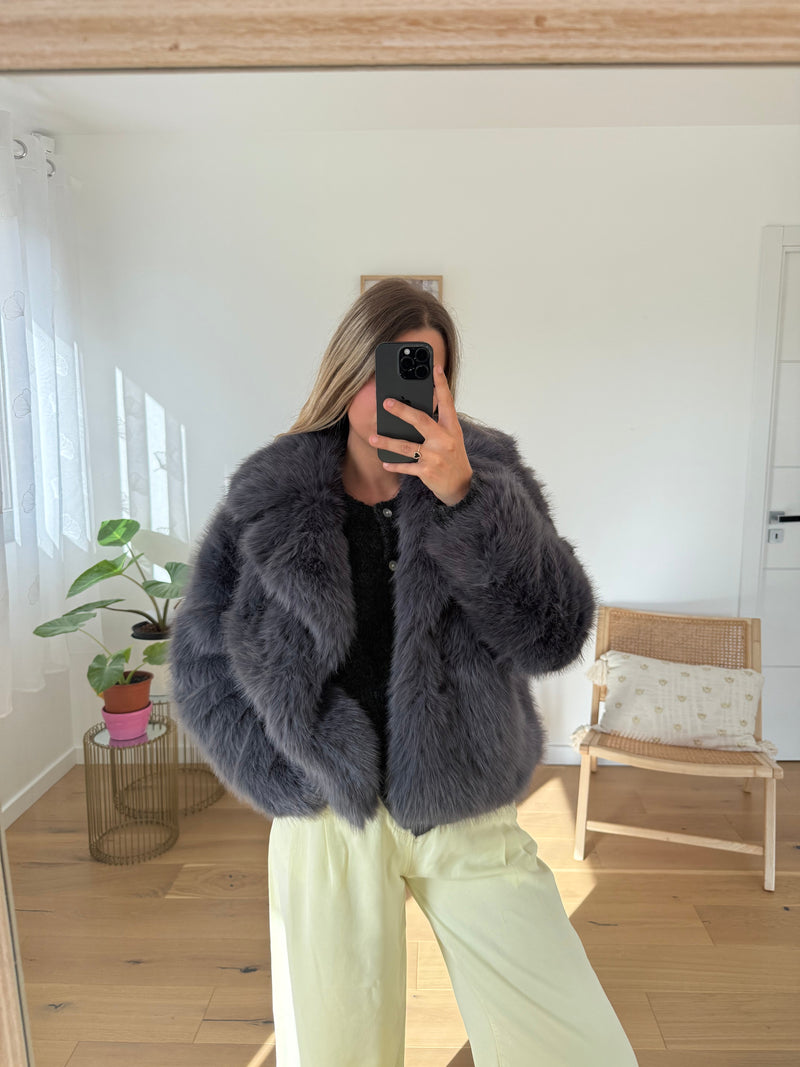 Manteau Ava - Gris - ROSABAYA