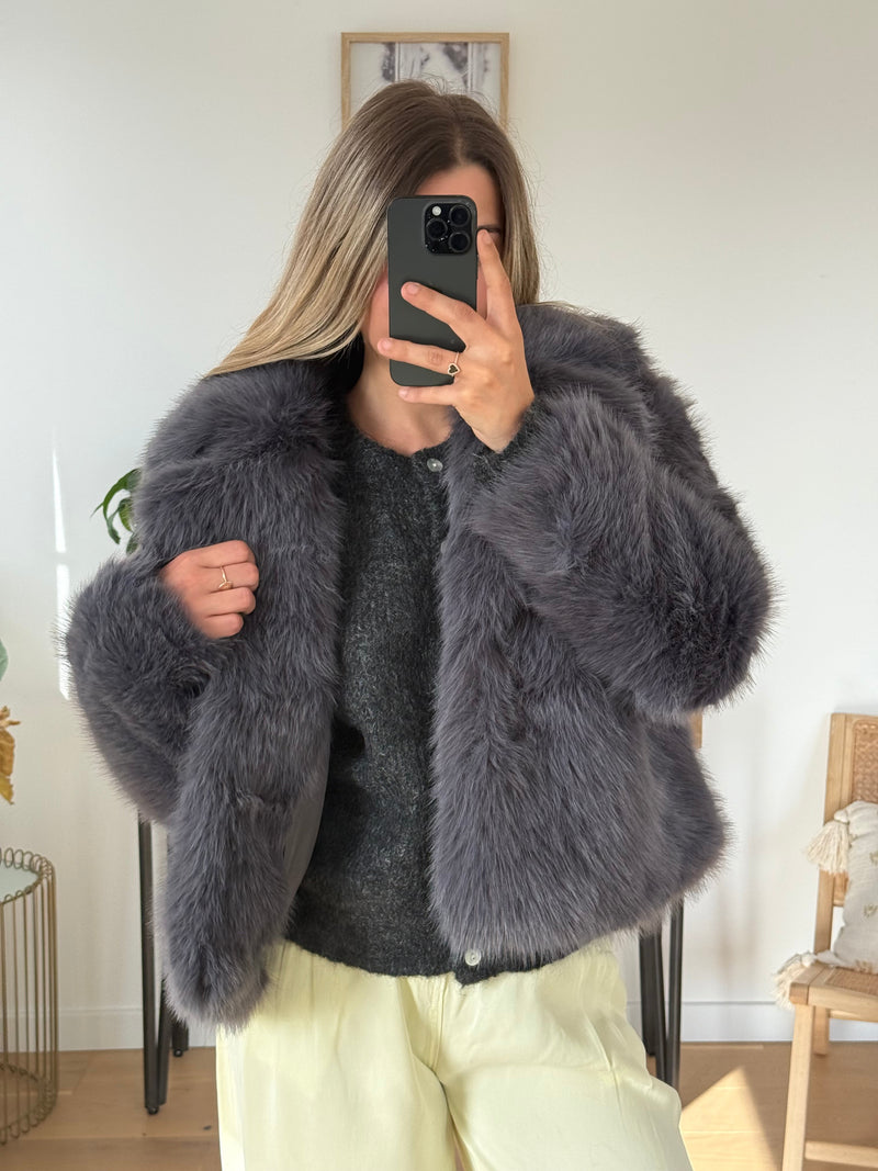 Manteau Ava - Gris - ROSABAYA