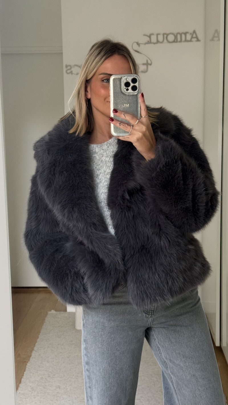 Manteau Ava - Gris - ROSABAYA