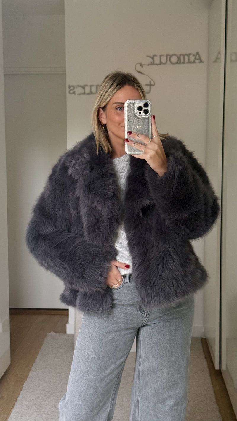 Manteau Ava - Gris - ROSABAYA