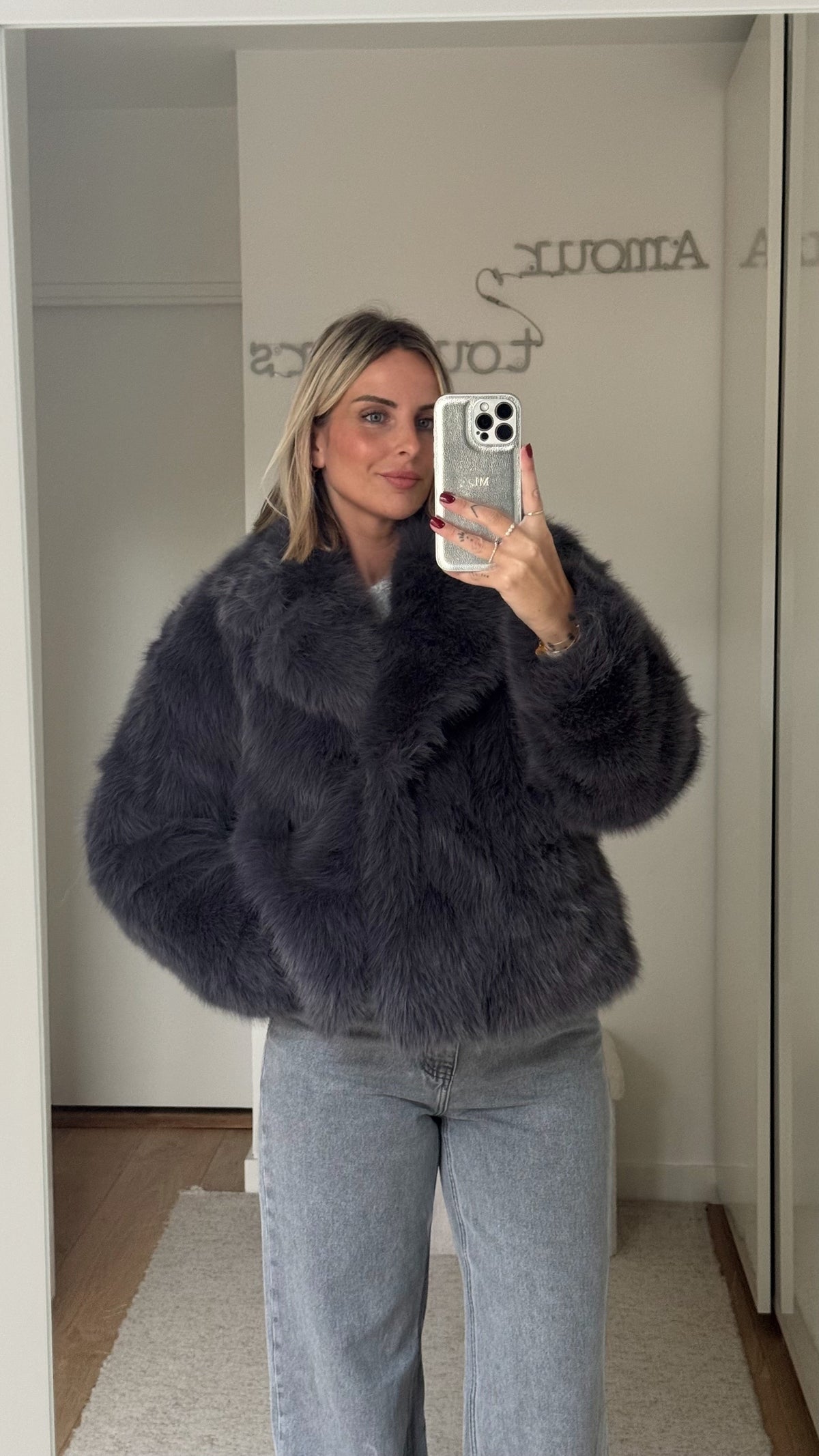 Manteau Ava - Gris - ROSABAYA