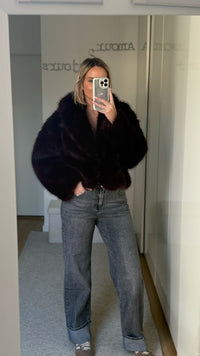 Manteau fourrure Léonie - ROSABAYA