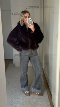 Manteau fourrure Léonie - ROSABAYA