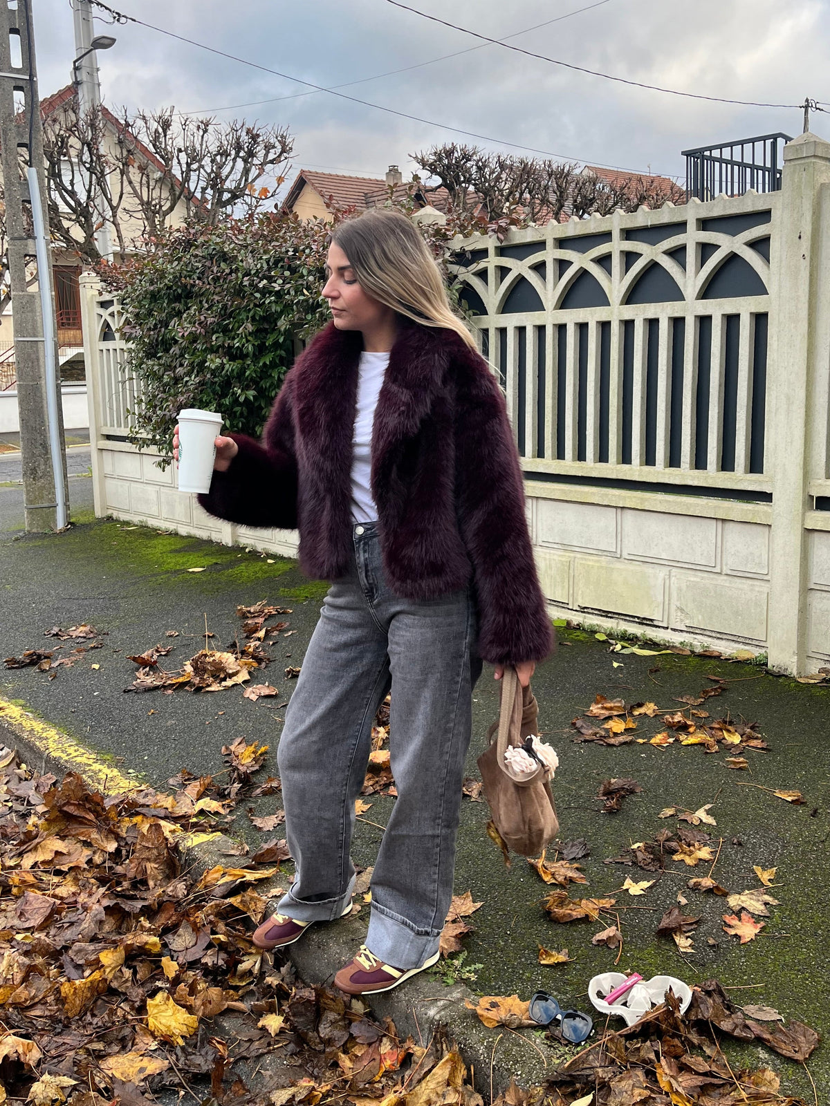 Manteau fourrure Léonie - ROSABAYA