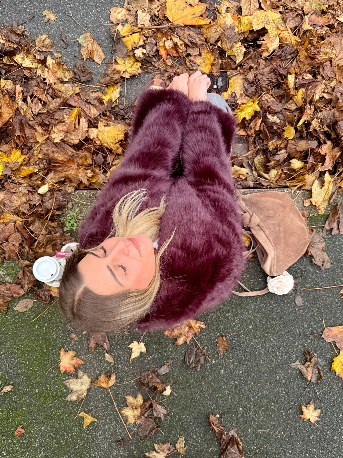 Manteau fourrure Léonie - ROSABAYA