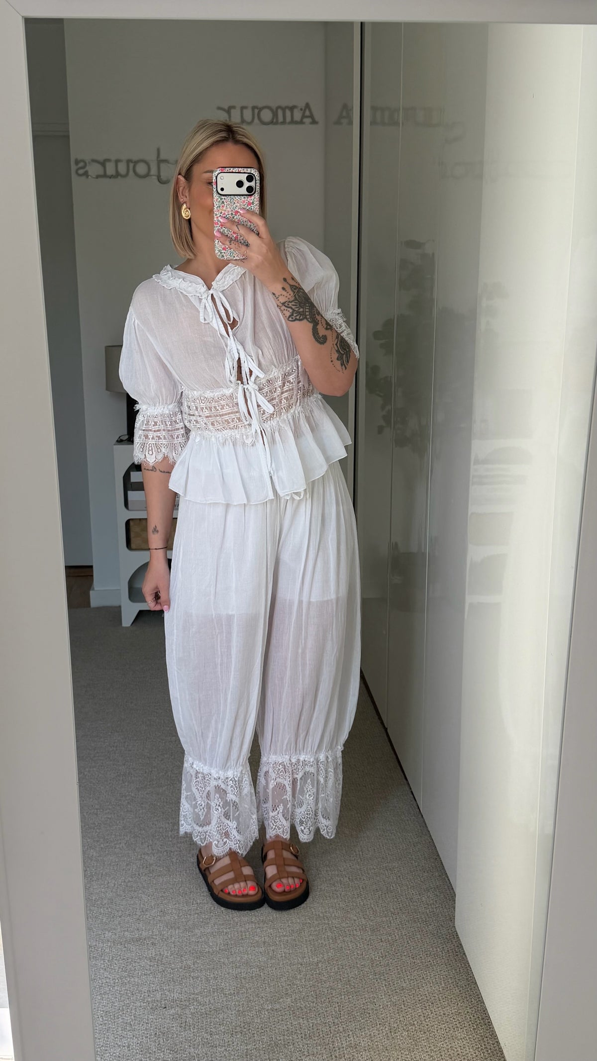 Pantalon Bohème - Blanc - ROSABAYA