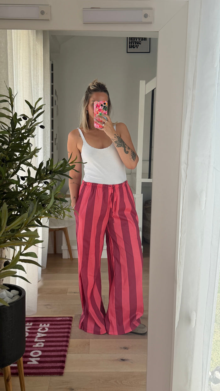 Pantalon Camélia rose - ROSABAYA
