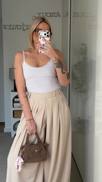 Pantalon Cléo - Beige - ROSABAYA
