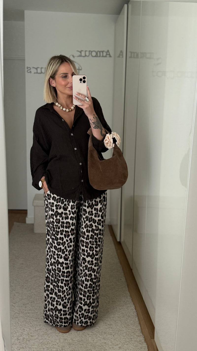 Pantalon Coco - Léopard - ROSABAYA