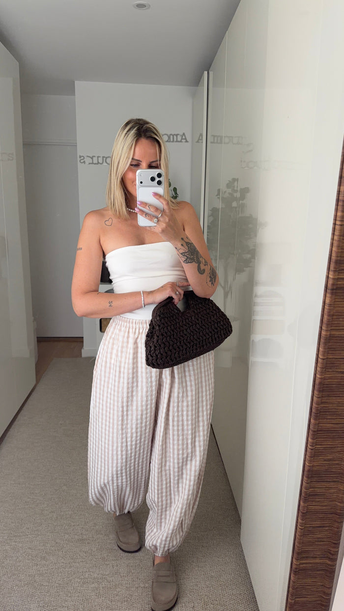 Pantalon Louna beige - ROSABAYA