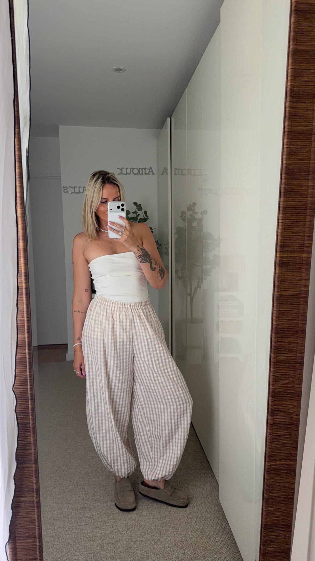 Pantalon Louna beige - ROSABAYA