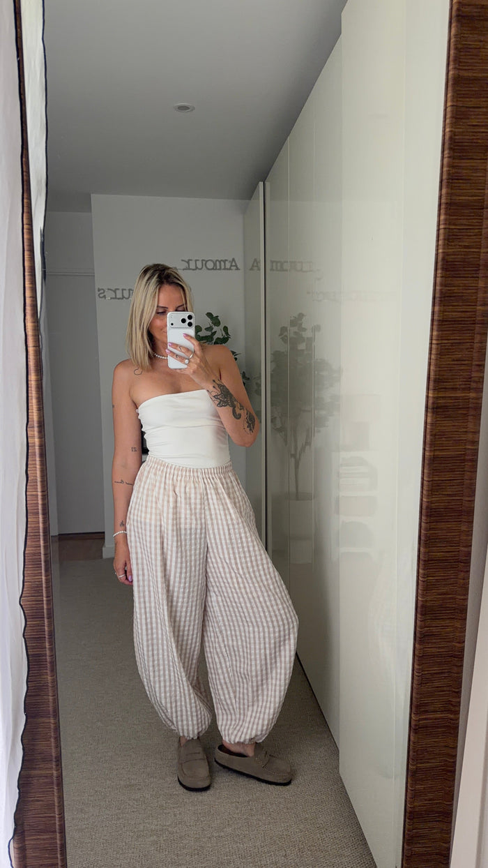 Pantalon Louna beige - ROSABAYA