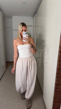 Pantalon Louna beige - ROSABAYA