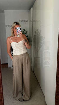 Pantalon Maya beige - ROSABAYA
