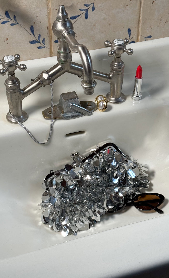 Pochette Carla - Argentée - ROSABAYA