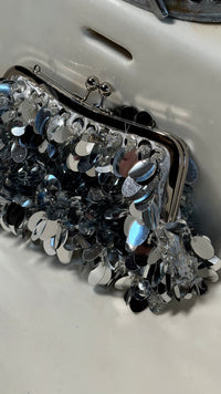 Pochette Carla - Argentée - ROSABAYA