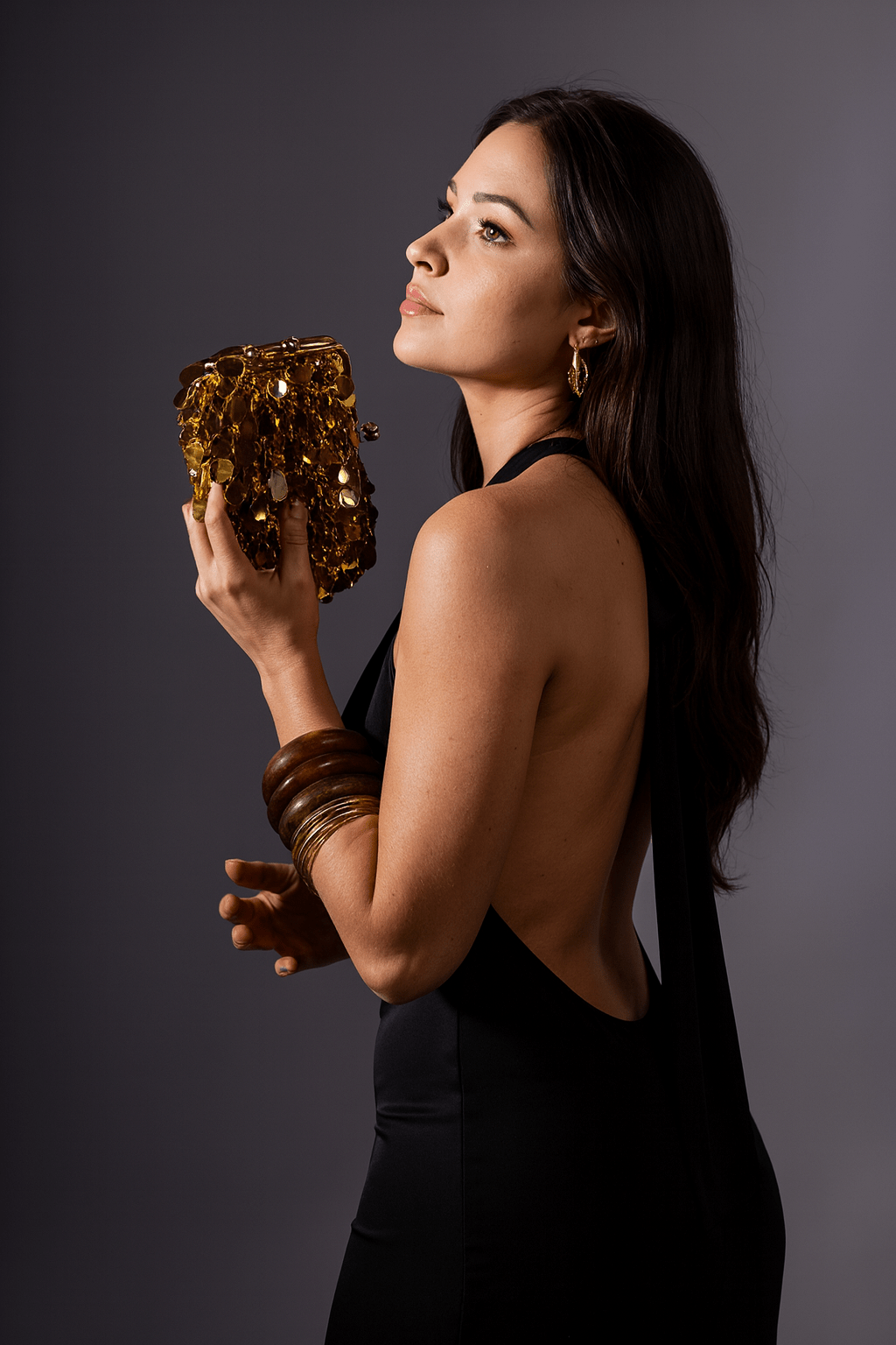 Pochette Carla - Dorée - ROSABAYA