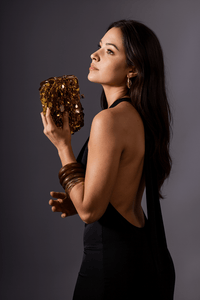 Pochette Carla - Dorée - ROSABAYA